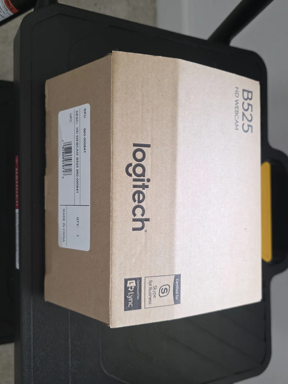 Logitech Black Foldable USB Webcam with Clip